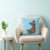 Cuddle Time! Cute Cartoon Teddy Bear Throw Pillow  クッション (椅子)