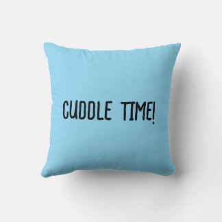 Cuddle Time! Cute Cartoon Teddy Bear Throw Pillow  クッション