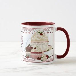 CuddleCreek® ClassyCupcakesのカフェのマグ マグカップ