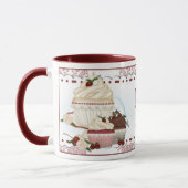 CuddleCreek® ClassyCupcakesのカフェのマグ マグカップ (左)