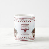 CuddleCreek® ClassyCupcakesのカフェのマグ マグカップ (中央)