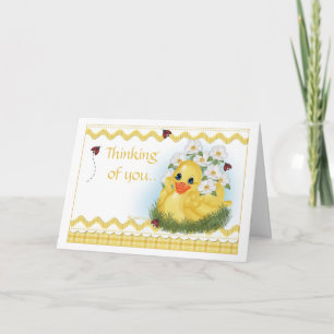 CuddleCreek® SunnyDuckの挨拶状 カード