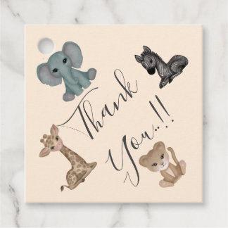 Cuddles 1stバースデーパーティーの好意ラベル フェイバータグ