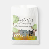 Cuddles 1st Birthday Party フェイバーバッグ (正面)