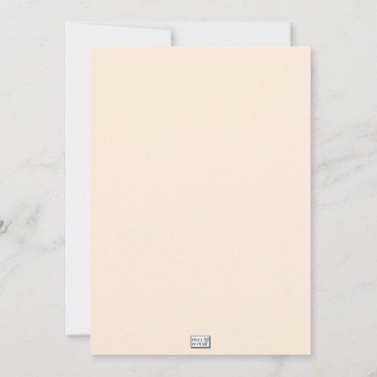 Cuddles 1st Birthday Party 招待状 (裏面)