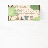 Cuddles 1st Birthday Party 横断幕 (インサイチュ)