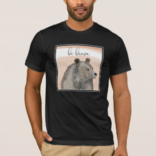 Cuddliesくまは 勇敢です tシャツ