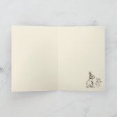 Cuddly Bunny Rabbits Bonanza - new baby boy. カード (内部)