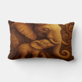 Cuddly Elephants ランバークッション (裏面)