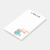 Cuddly Ginger Cat Snuggle Mode ポストイット (アングル)