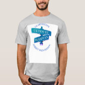 Cuddy Buddy Baby BlueロングスリーブTシャツ Tシャツ (正面)