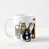 CUDELLの通り猫 コーヒーマグカップ (左)