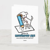 Cudling Hedgehogsアニバーサリーカード カード (裏面)