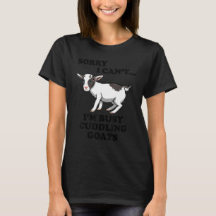 Cudling My Goats Farm Animal Pet 1 Tシャツ
