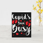 Cud's Been Busy Funny Baby Reveal 2025 Valentine N カード (黄色い花)