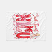 Cuds Favorite Nurse Nicu Valentines Day Shirt Nurs フリースブランケット (正面(横))