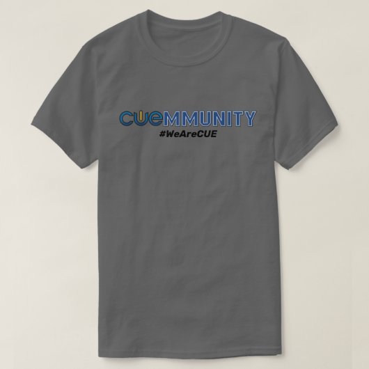 CUE-MUNITY Tシャツ (デザイン正面)