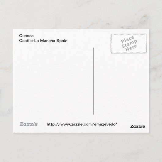 Cuencaはがき ポストカード (裏面)