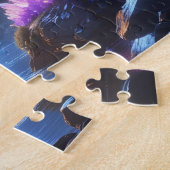 Cueva de cristal con cascada mágica ジグソーパズル (側面)