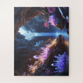 Cueva de Cristal con Cascada Mágica ジグソーパズル