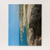 Cueva del Indioの沿岸の崖とビーチ ジグソーパズル (縦)