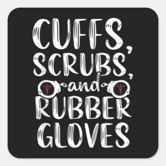 Cuffs Correctional Nurse RN Prison Nursing Medical スクエアシール