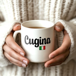 Cugina Italian Flag Mug コーヒーマグカップ