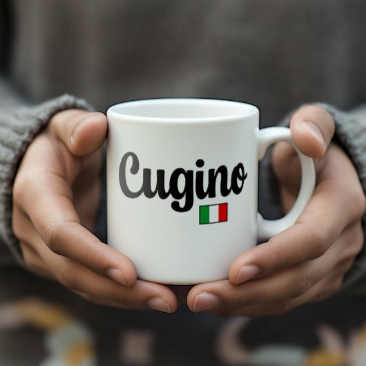 Cugino (いとこ) イタリア国旗 マグ