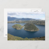Cuicocha湖 – エクアドルの火山クレーター湖 ポストカード (正面/裏面)