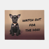 ¡Cuidado con el perro! / Beware of the dog! ドアマット (正面)