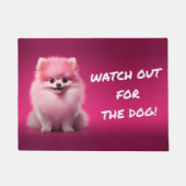 ¡Cuidado con el perro! / Beware of the dog! ドアマット (正面)