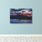 Cuillin Ridge Sunset Isle of Skye  キャンバスプリント (インサイチュ (ウッドフロア))