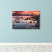 Cuillins from Elgol Isle of Skye キャンバスプリント (インサイチュ (ウッドフロア))