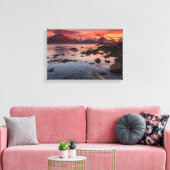 Cuillins from Elgol Isle of Skye キャンバスプリント (インサイチュ (リビング))