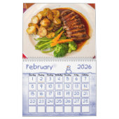 Cuisine Calendar 2023 カレンダー (2月 2026)