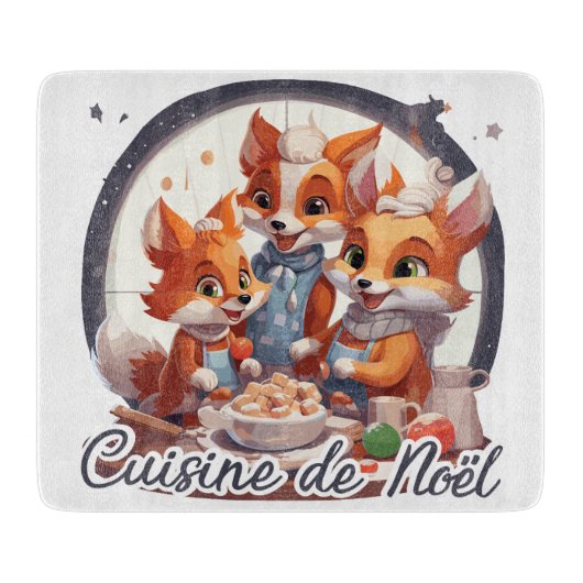 Cuisine de Noël カッティングボード (正面)