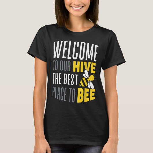 Cuit Bee Conservation Puへようこそおもしろい Tシャツ (正面)