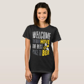 Cuit Bee Conservation Puへようこそおもしろい Tシャツ (正面フル)