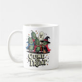 Cuke Or Treat – Funny Halloween Cuber Costume  コーヒーマグカップ (左)