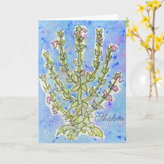 CulateMe "シャロム" カード (黄色い花)