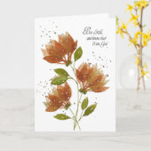 CulateMe "Be Still and Know" カード (黄色い花)