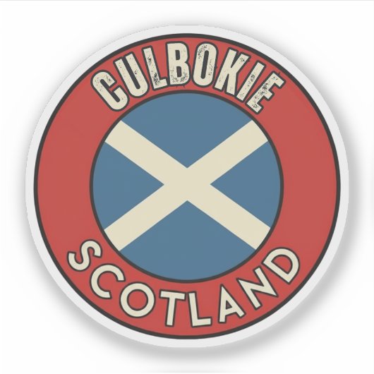 Culbokie, Scotland シール (正面)