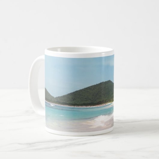 Culebraのフラメンコのビーチプエルトリコ コーヒーマグカップ (正面左)