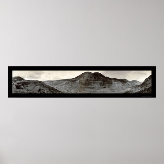 Culebra Cut Panama写真1909 ポスター (正面)