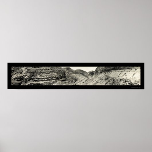 Culebra Cut Panama写真1913 ポスター (正面)