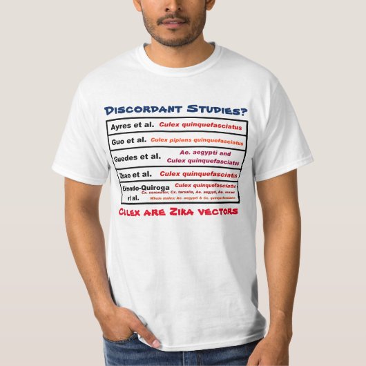 CulexはRoseWritesのZikaベクトル Tシャツ (正面)
