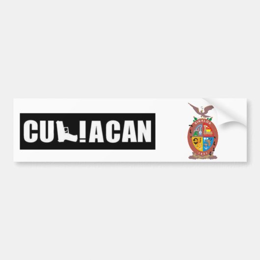 CULIACAN バンパーステッカー (正面)