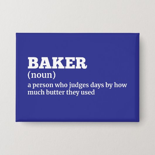 Culinary Baker Definition 缶バッジ (正面)