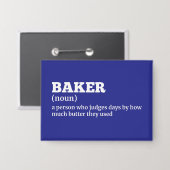 Culinary Baker Definition 缶バッジ (正面/裏面)