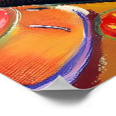 Culinary Cat Art Print Whimsical Kitchen Wall ポスター (角)